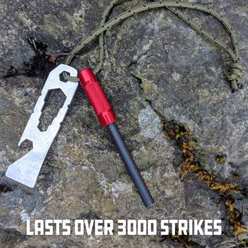 Expand image for UCO Survival Fire Striker (red) (opens a new window)